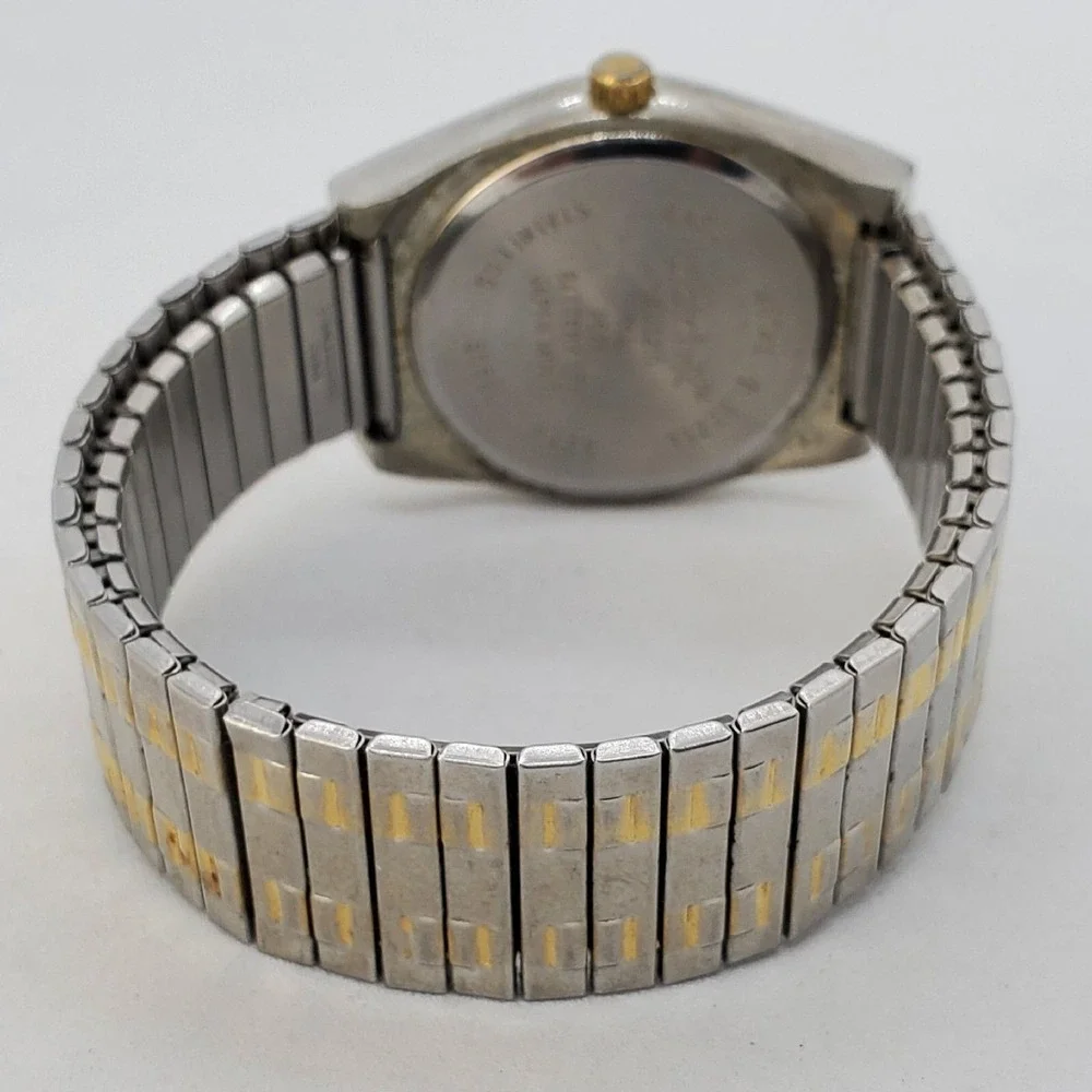 Men's Watch 36MM Gray Dial‎ Gray Gold Tone Bracelet Band 6